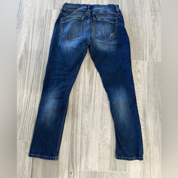 Express distressed cropped legging mid rise size 6 R - Picture 3 of 3